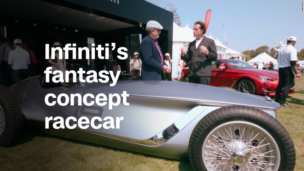 Infiniti's concept racecar silently screams 1930s
