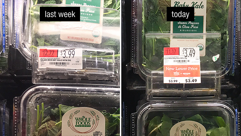 whole foods price drop kale