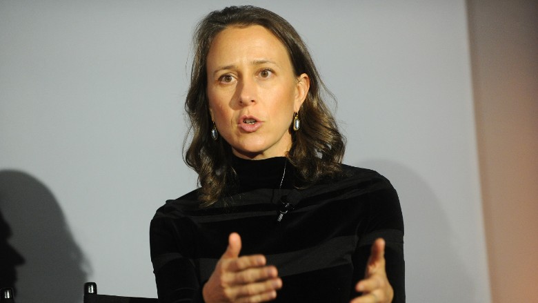 23andMe CEO Anne Wojcicki speaks on stage during 'The Fast Company Innovation Festival' - Data + Drugs: The New Evolution Of Drug Making With 23andMe And Sprout on November 10, 2015 in New York City. 