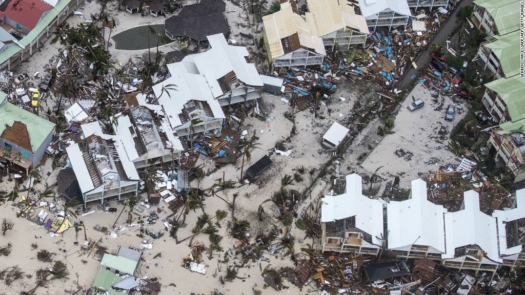 Wrath of Hurricane Irma on the Caribbean