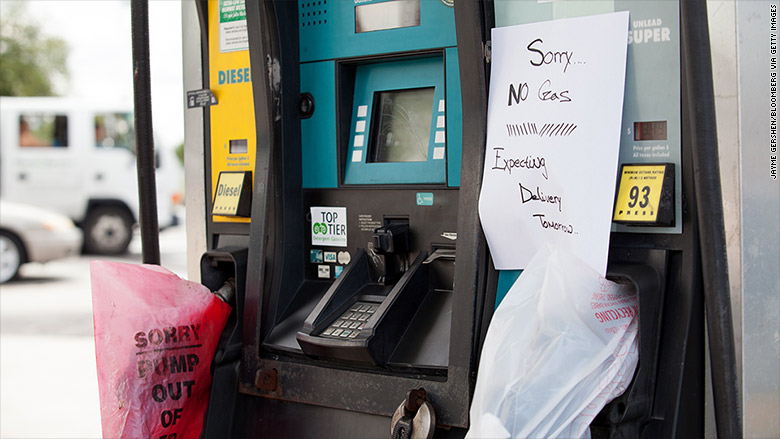 gas shortage miami irma