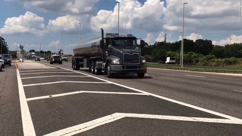 Fuel trucks get Florida Highway Patrol escort