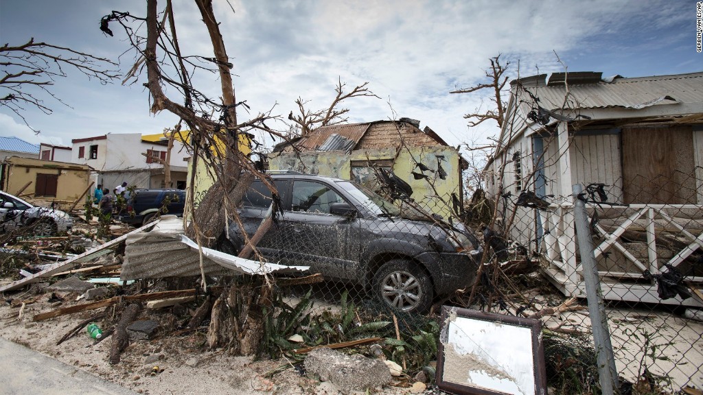 Hurricane Irma's trail of destruction