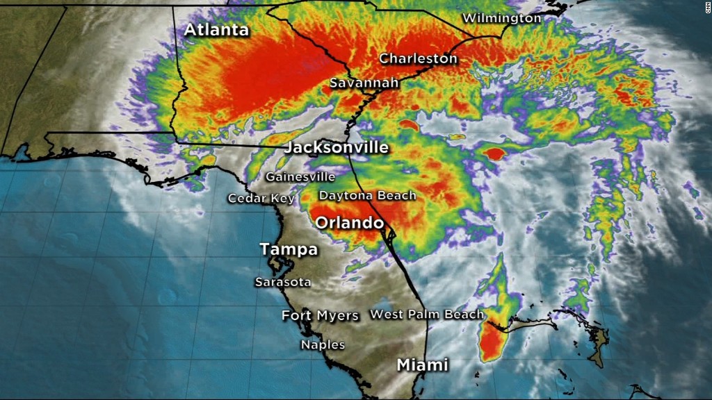 Irma pounds Georgia, thousands without power