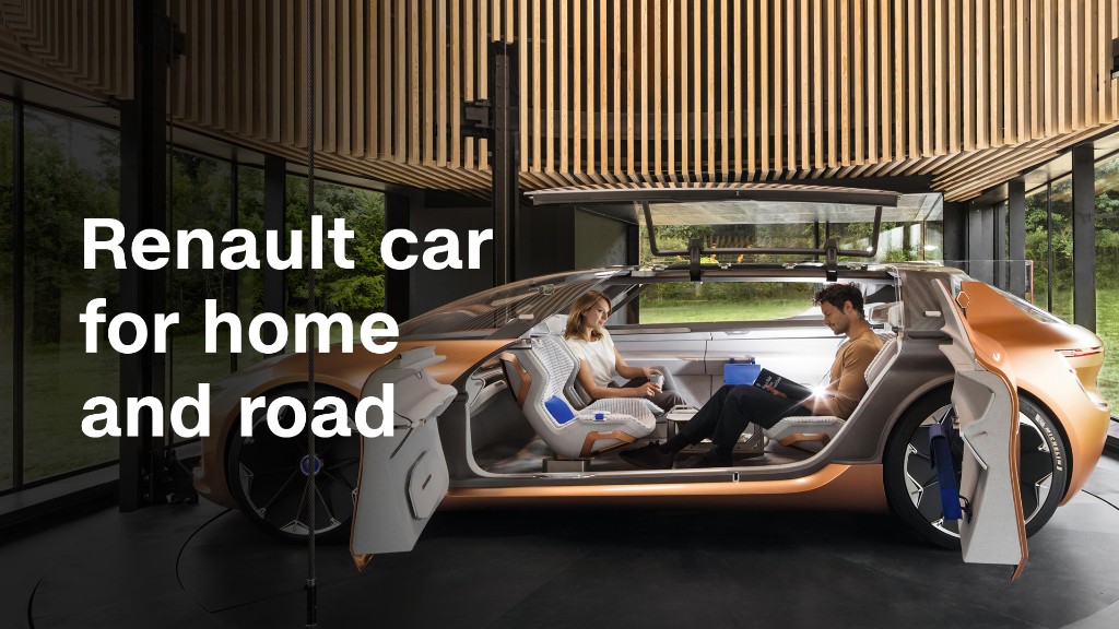 This Renault car can become part of your house