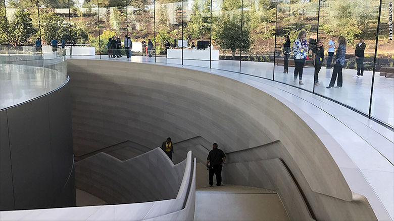 apple event jobs theater stairs