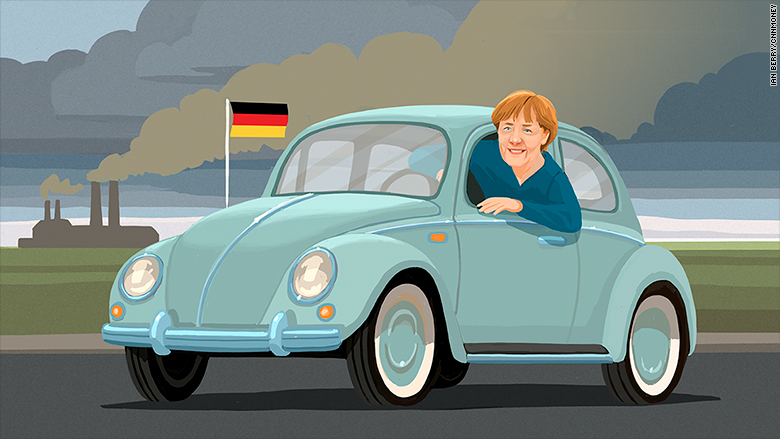 angela merkel volkswagen