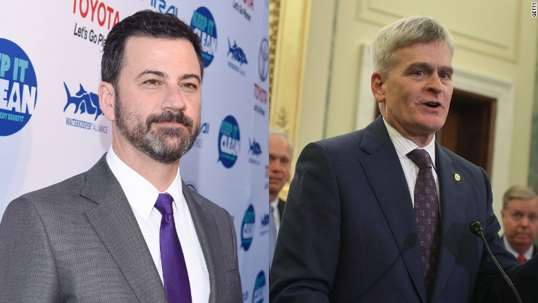 Jimmy Kimmel takes on new health care bill, says Sen. Cassidy lied ...