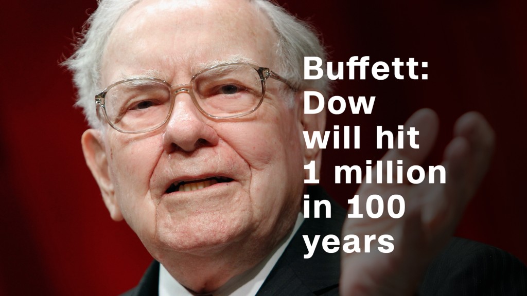 Buffett: Dow will hit 1 million in 100 years