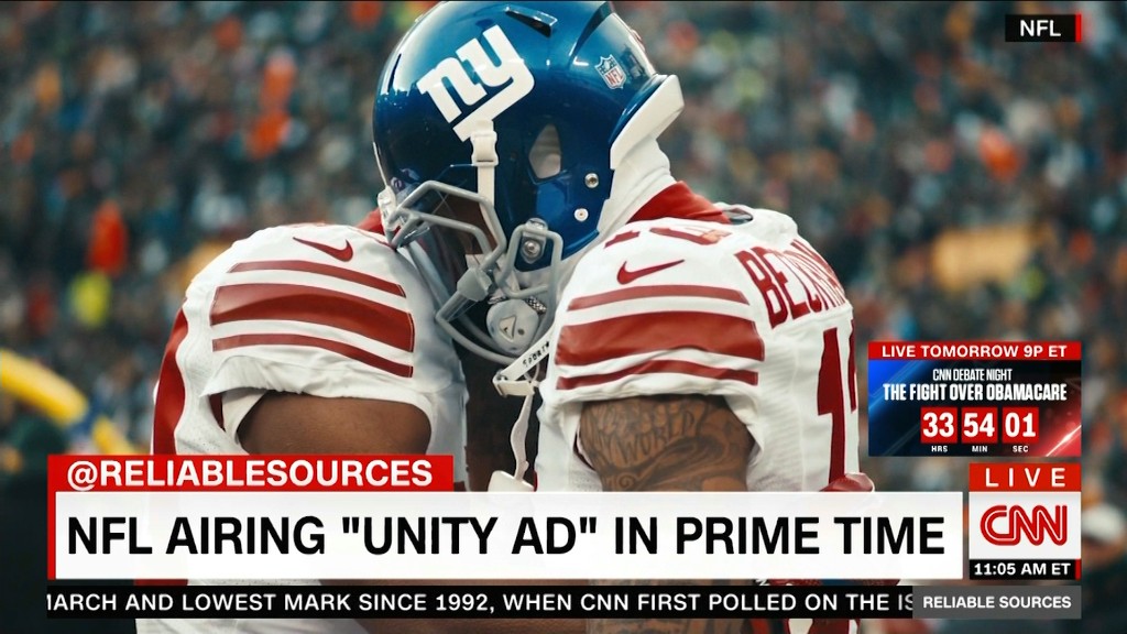See the 'unity' ad the NFL is airing after Trump's attack 