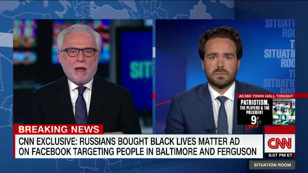 Russian-bought Black Lives Matter ad on Facebook targeted Baltimore and