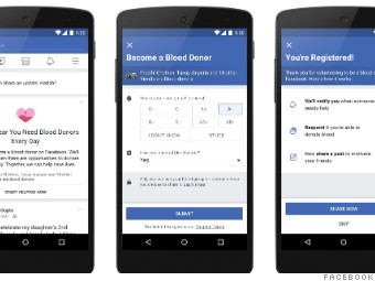 Facebook blood donor India