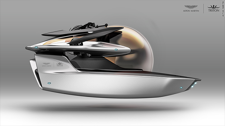 aston martin submarine triton side