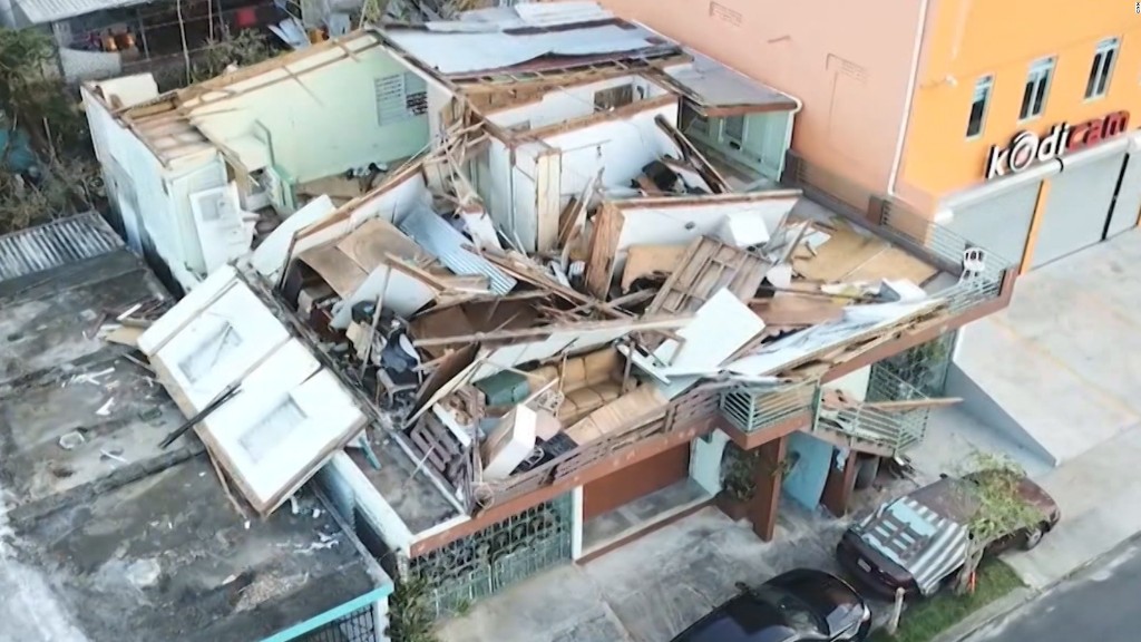 Scenes of devastation across Puerto Rico