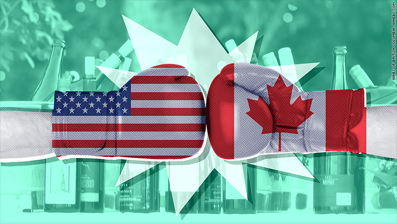 us canada wine trade