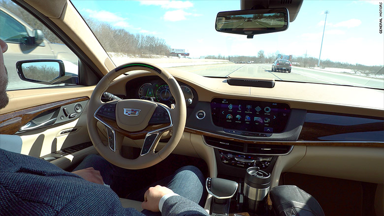 cadillac super cruise dash view