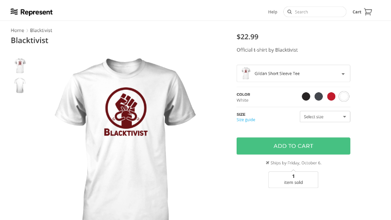 blacktivist tshirt