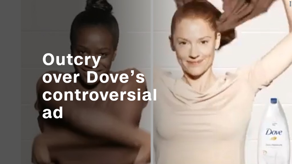 Outcry over Dove's controversial ad