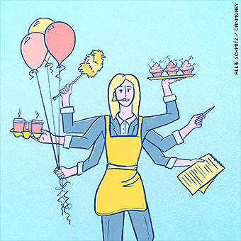 You are not the 'office mom.' So why do you do the office housework?