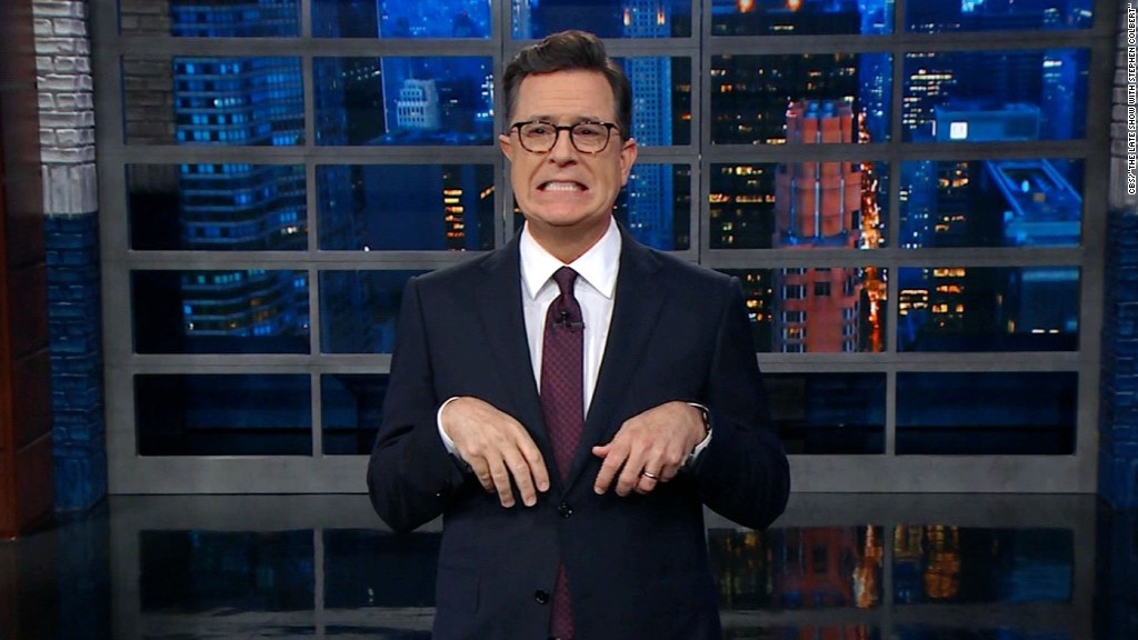 Colbert: Dinosaurs knew better than Weinstein