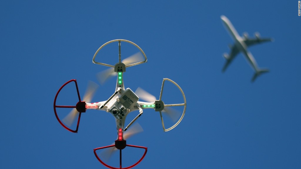 Drone hits passenger plane in Canada