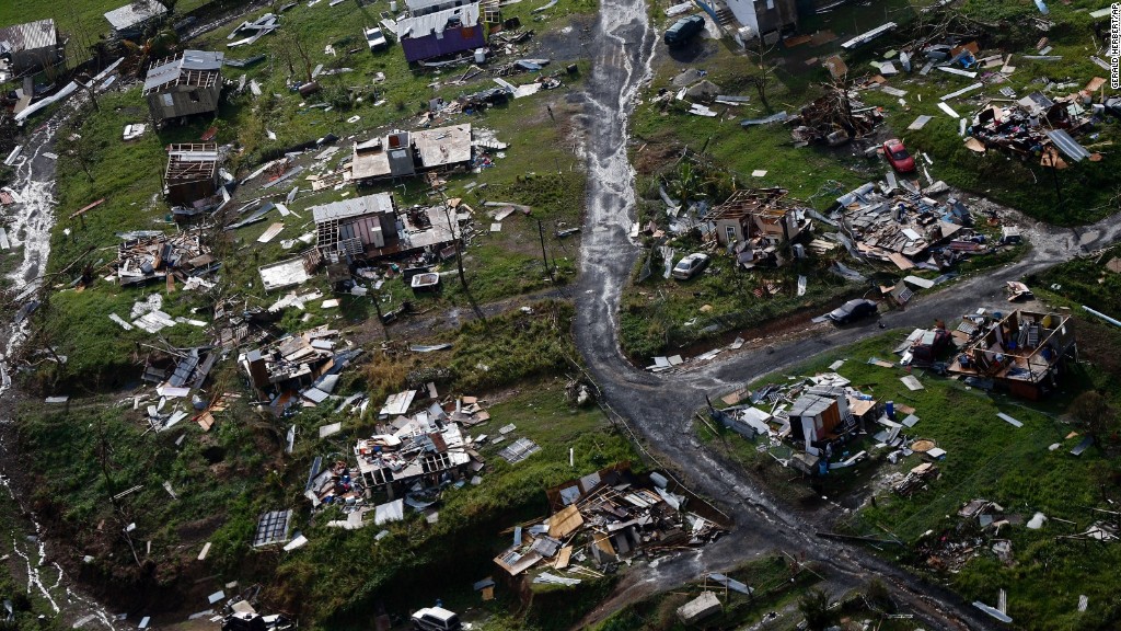 Puerto Rico one month after Hurricane Maria