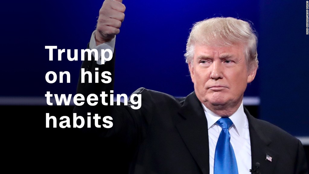 Trump explains why he tweets