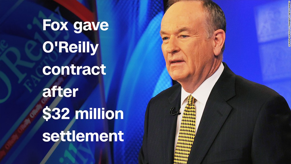 Fox gave O'Reilly contract after $32 million settlement