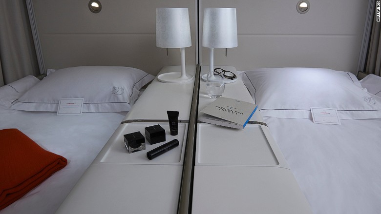 Best airline beds AirFrance La Premiere double