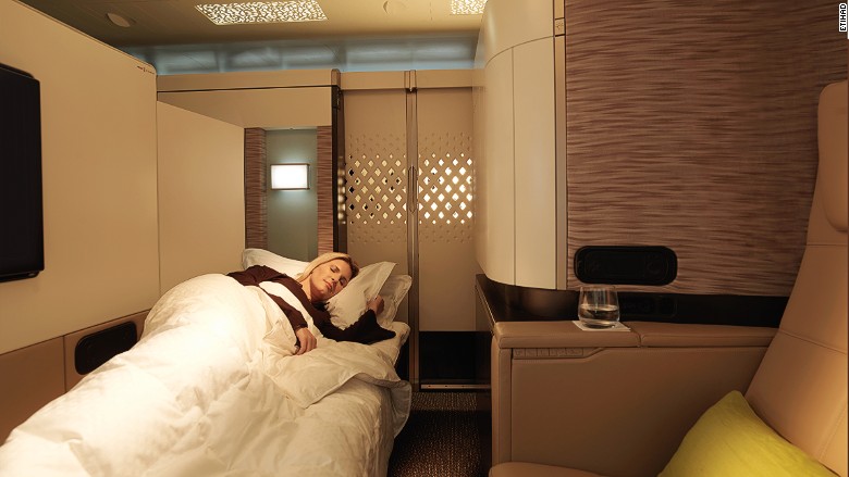 Best airline beds Etihad First Class Apartment