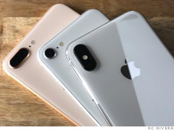iPhone X and 8