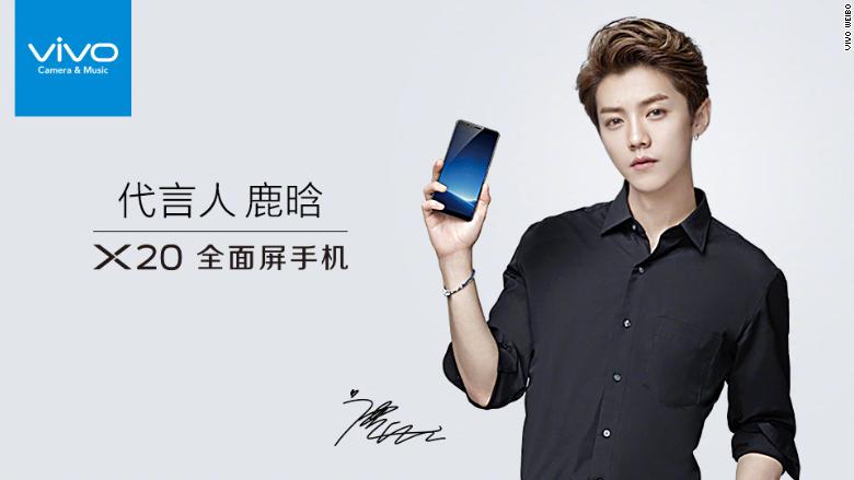 Vivo chinese smartphone pop singer lu han advert