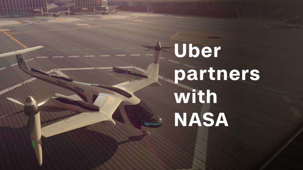 Uber partners with NASA on flying taxis