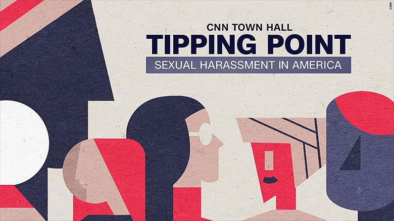 metoo town hall illustration card