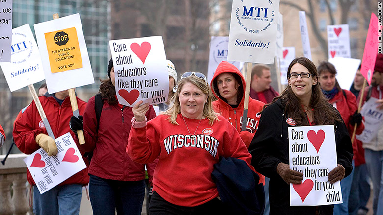 Here's what happened to teachers after Wisconsin gutted its unions