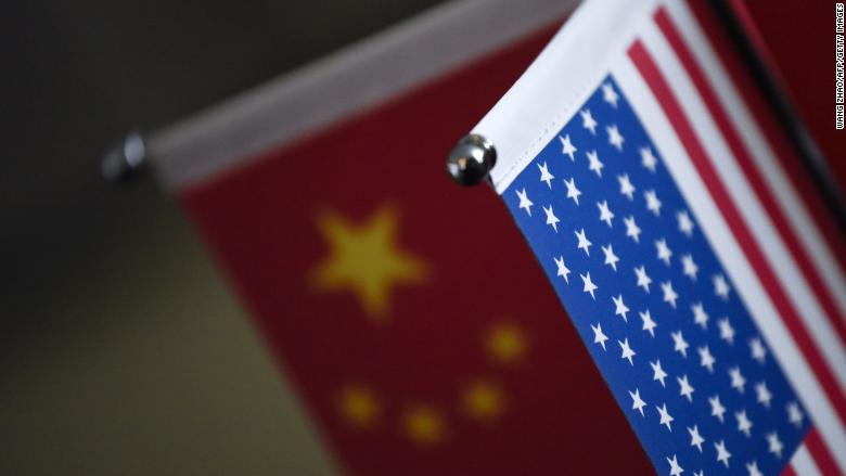 china US flags 