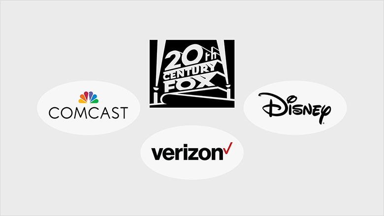 comcast fox disney verizon