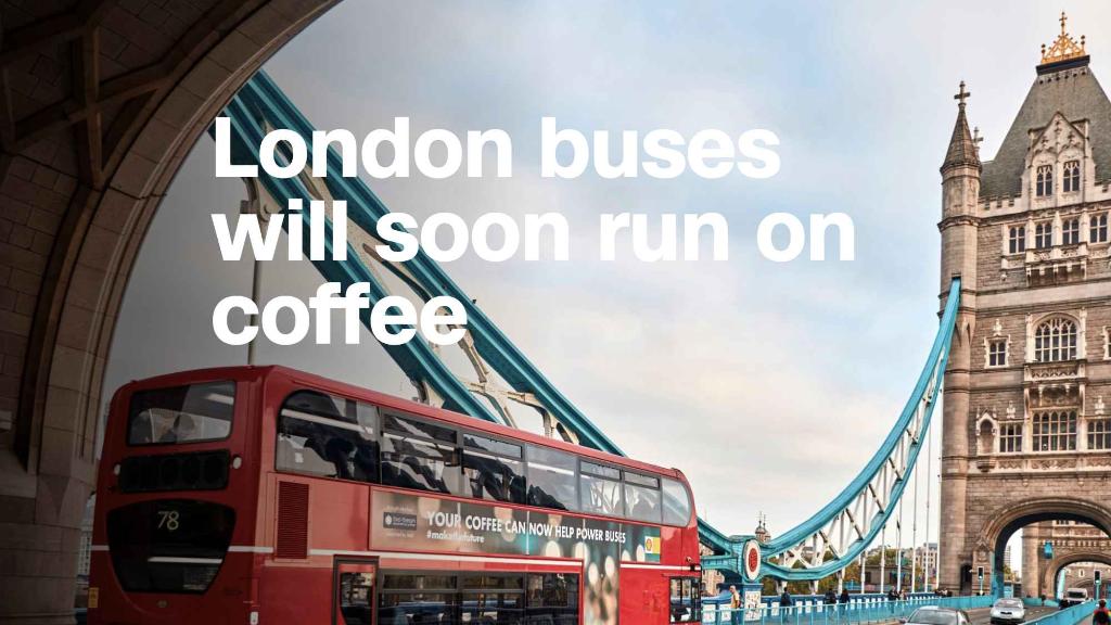 Startup will power London buses with coffee