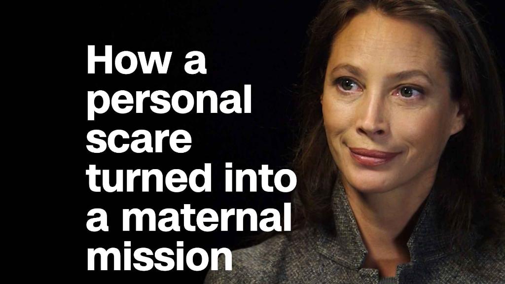 How Christy Turlington Burns turned a personal scare into a maternal mission
