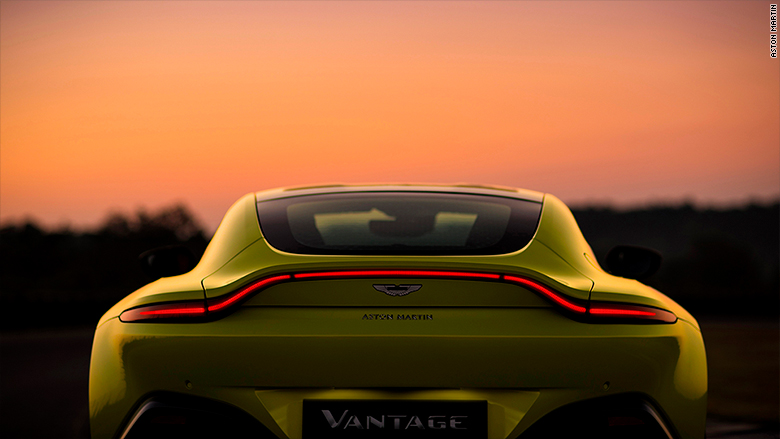 aston martin vantage rear