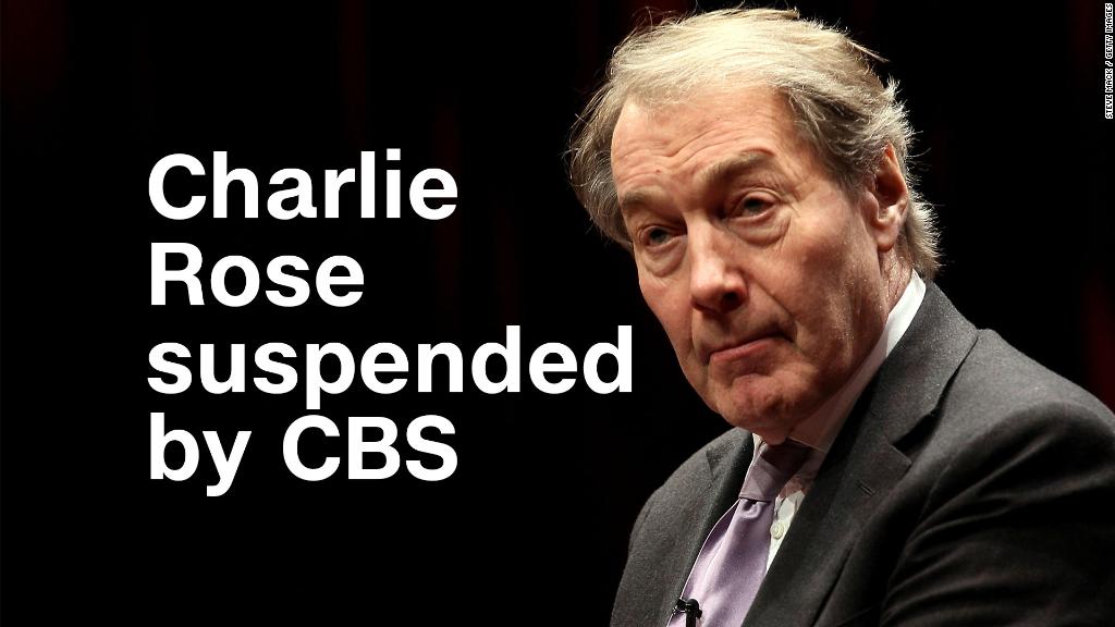 Charlie Rose suspended by CBS after accusations of sexual harassment
