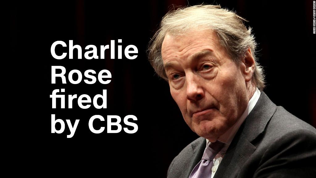 Charlie Rose fired by CBS after accusations of sexual harassment