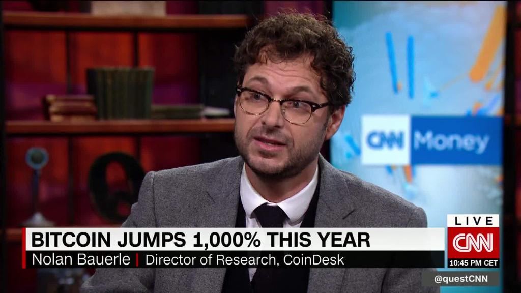 Bitcoin jumps 1000% this year