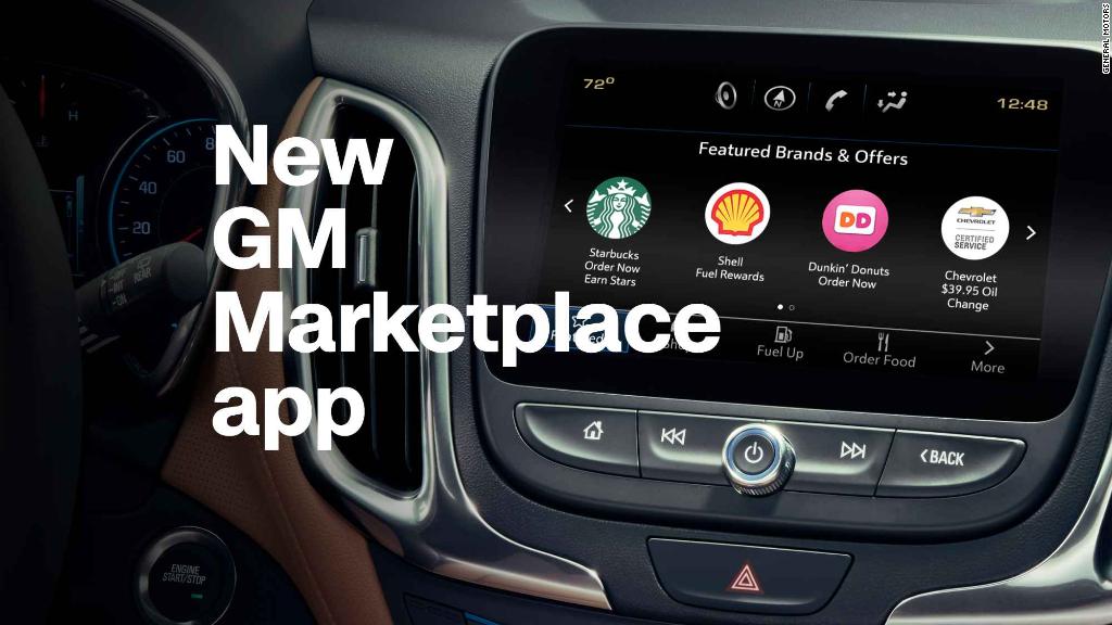 GM app lets you order coffee while you drive