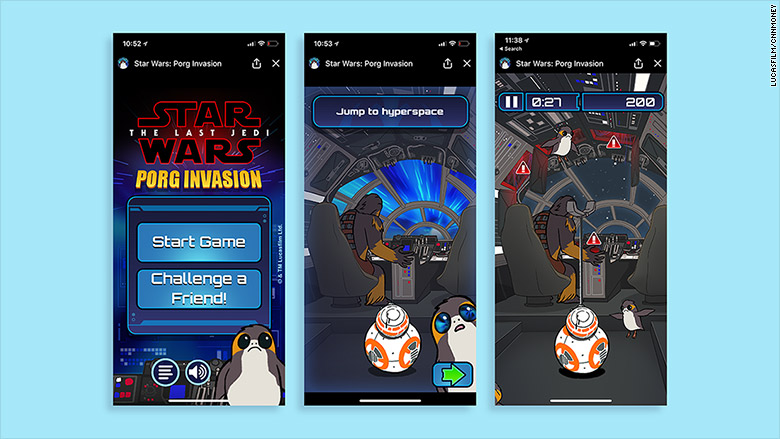 star wars porg invasion screenshots