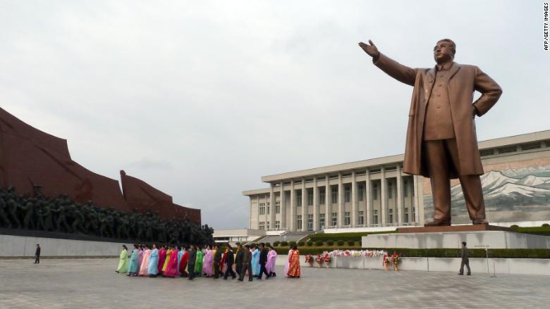 North Korean Pyongyang Mansudae Grand Monument 