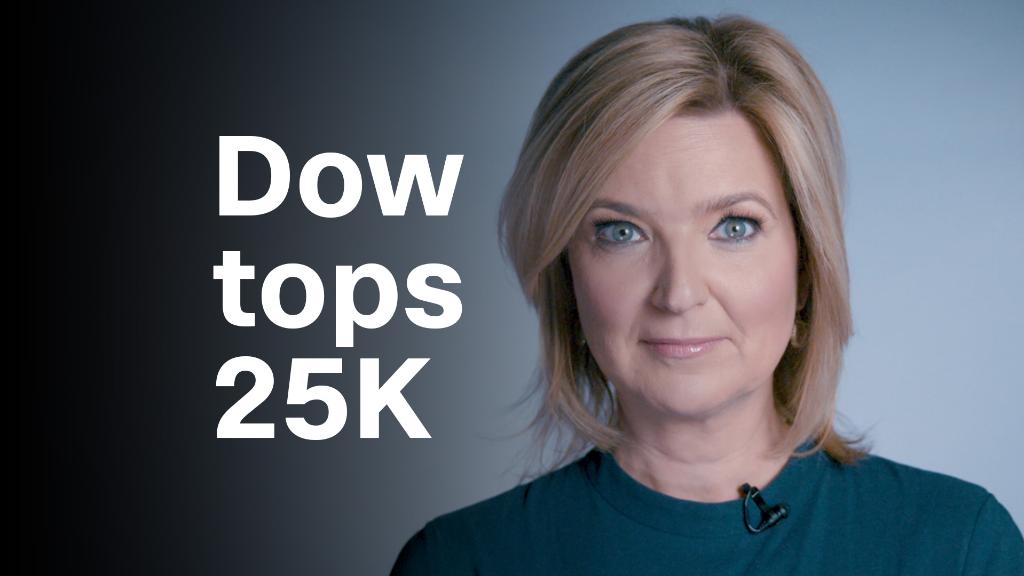 Here's how the Dow topped 25,000