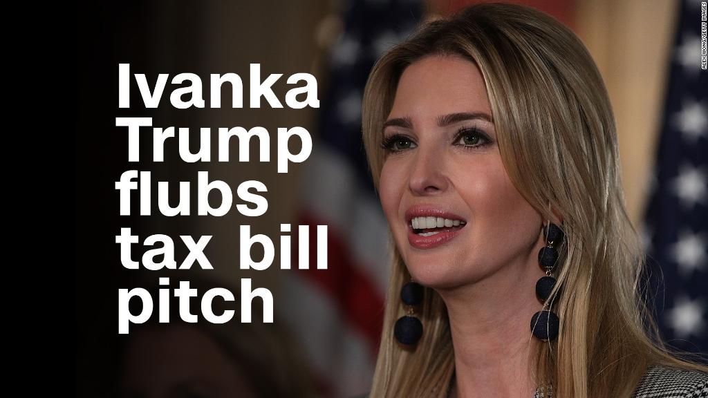 Ivanka Trump flubs tax bill pitch on Fox News