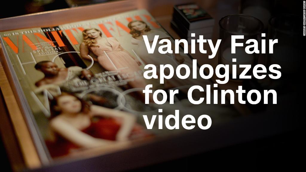 Vanity Fair apologizes for Hillary Clinton video