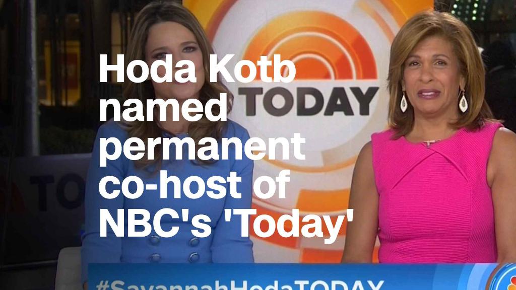 Hoda Kotb named permanent co-host of NBC's 'Today' 